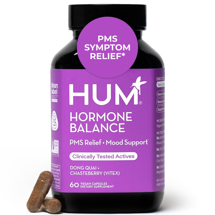 HUM Moody Bird PMS Supplement, 60 Count