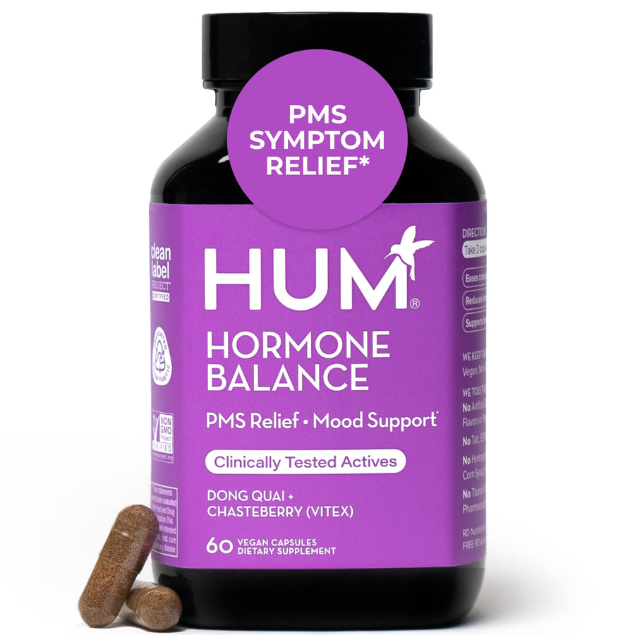 HUM Moody Bird PMS Supplement, 60 Count