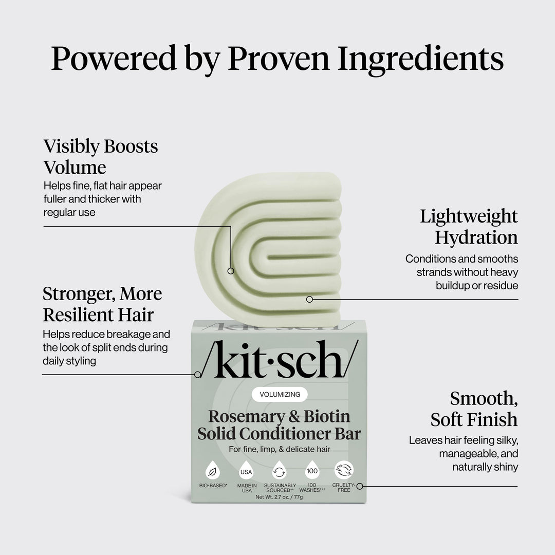 Kitsch Conditioner Bar, Rosemary & Biotin, 2.7 oz