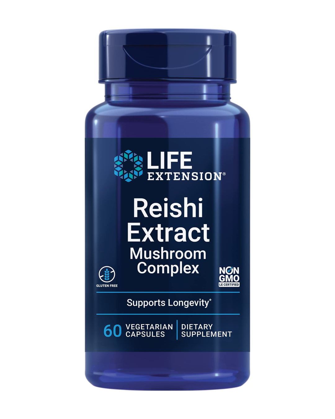 Life Extension Reishi Extract Mushroom Complex, 60 Count