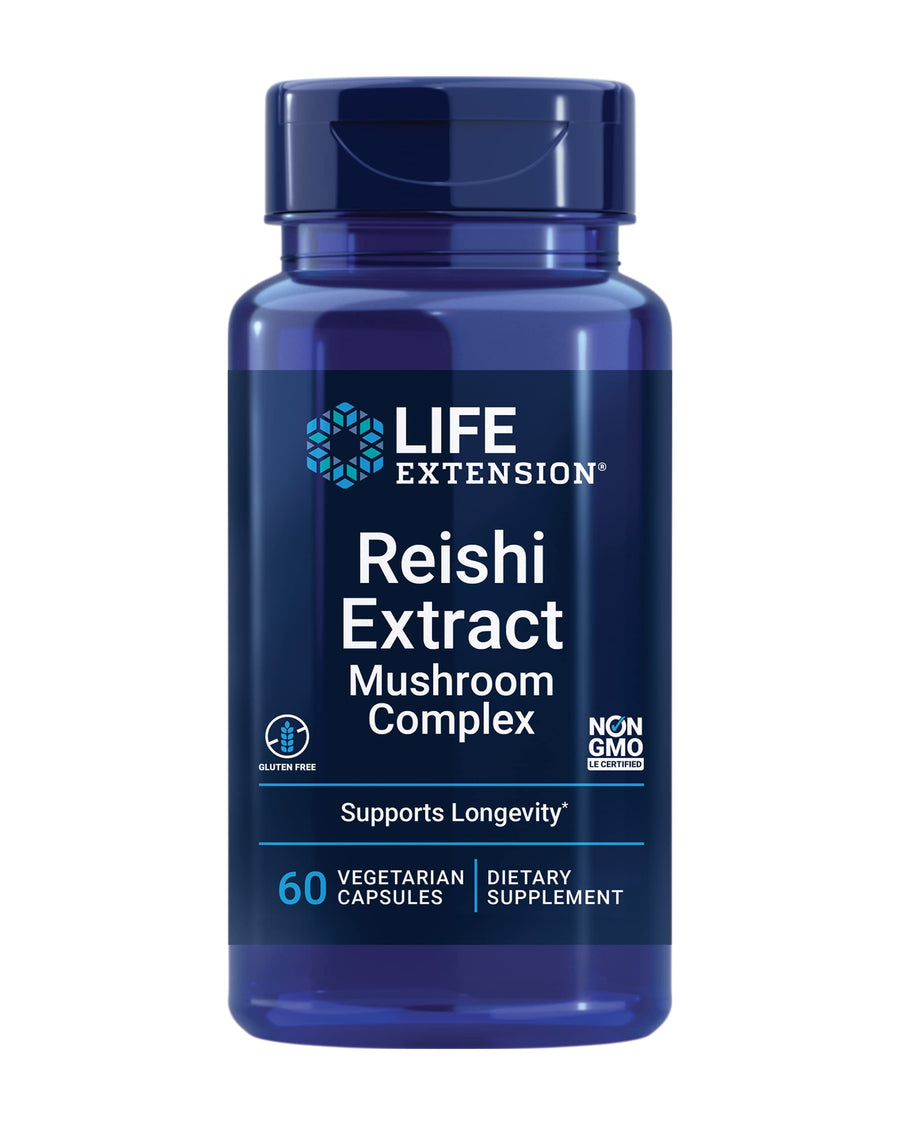 Life Extension Reishi Extract Mushroom Complex, 60 Count