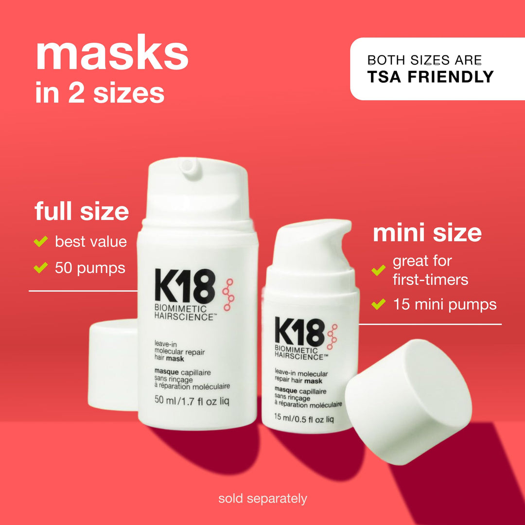 K18 Leave-In Molecular Repair Hair Mask, 50 ml