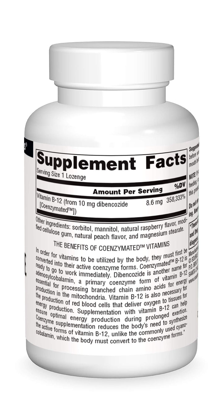 Source Naturals Dibencozide Coenzymated B 12, 120 Count