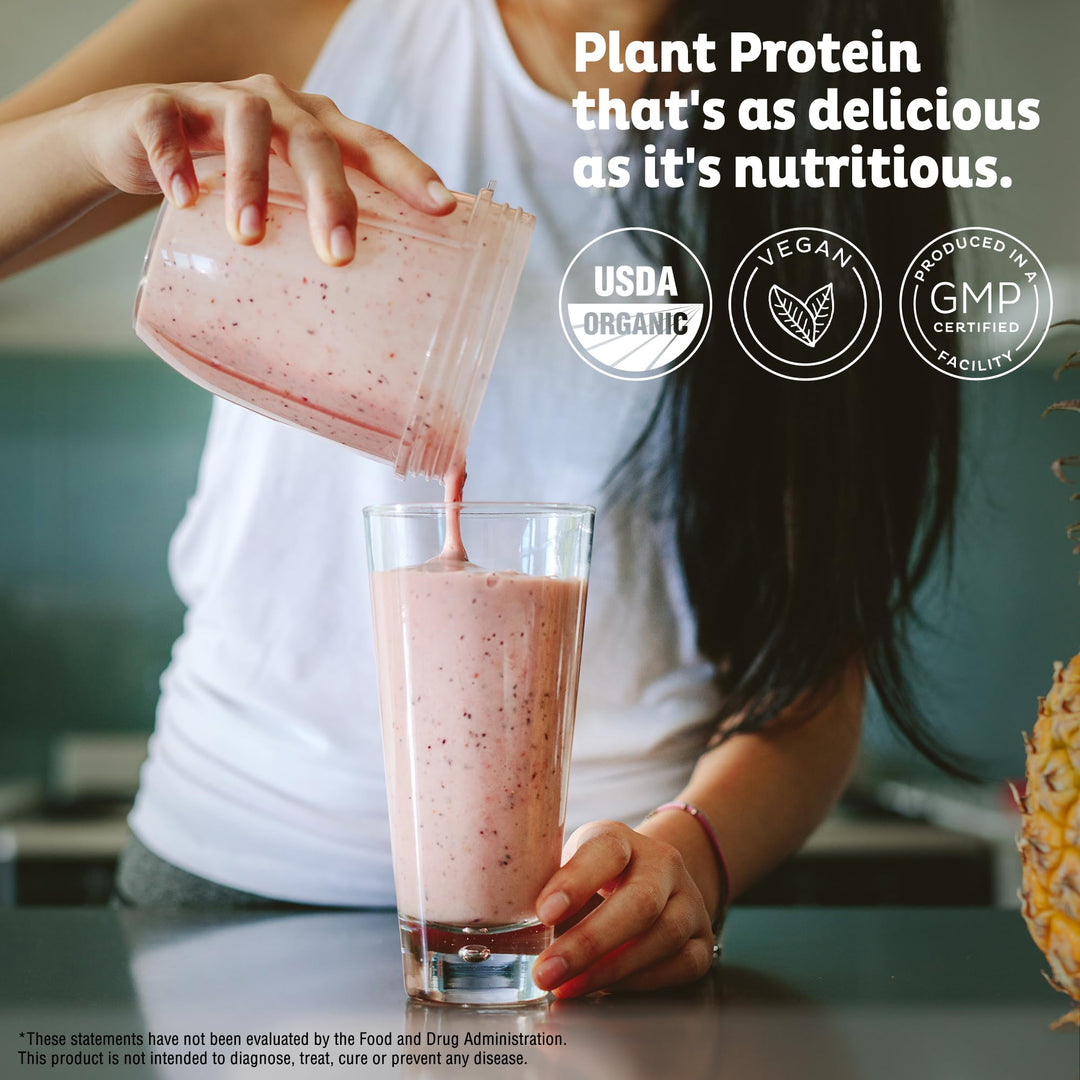 KOS Dairy Free Protein Powder, Unsweetened Unflavored, 1.5 lb