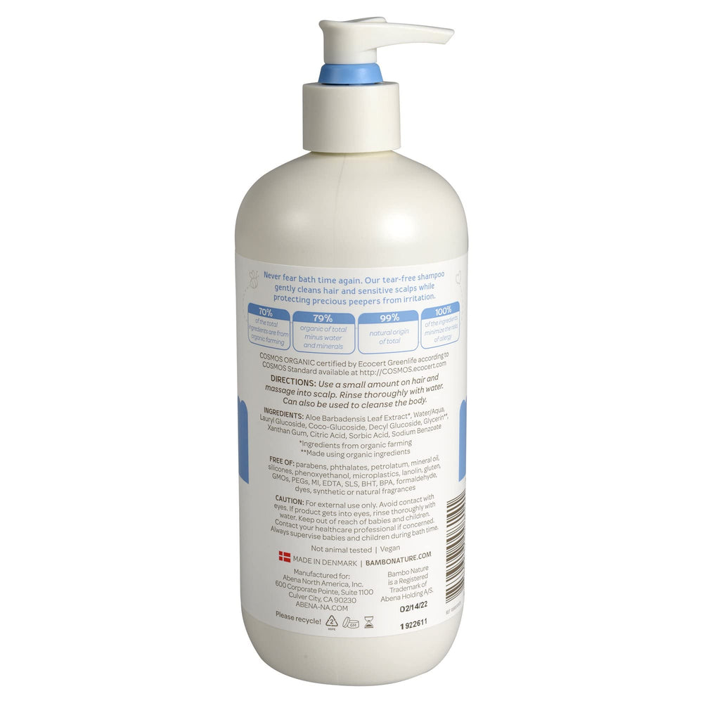 BAMBO NATURE Organic Tear Clear Baby Shampoo, 500 ml