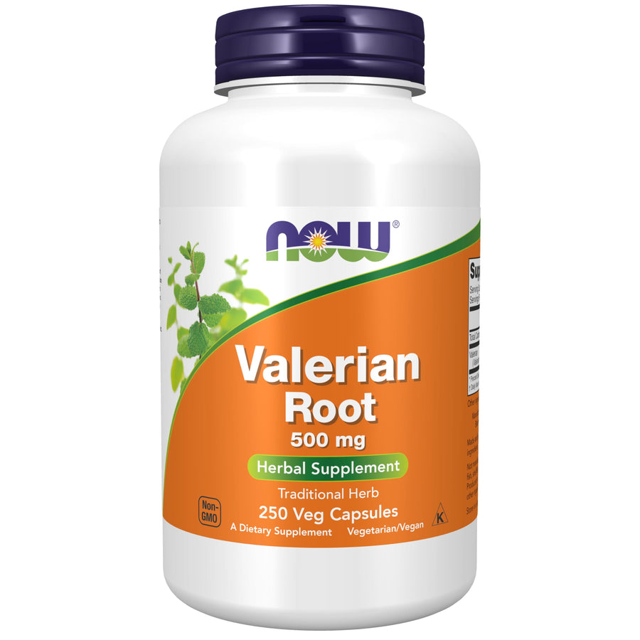 NOW Valerian Root 500 mg, 250 Count