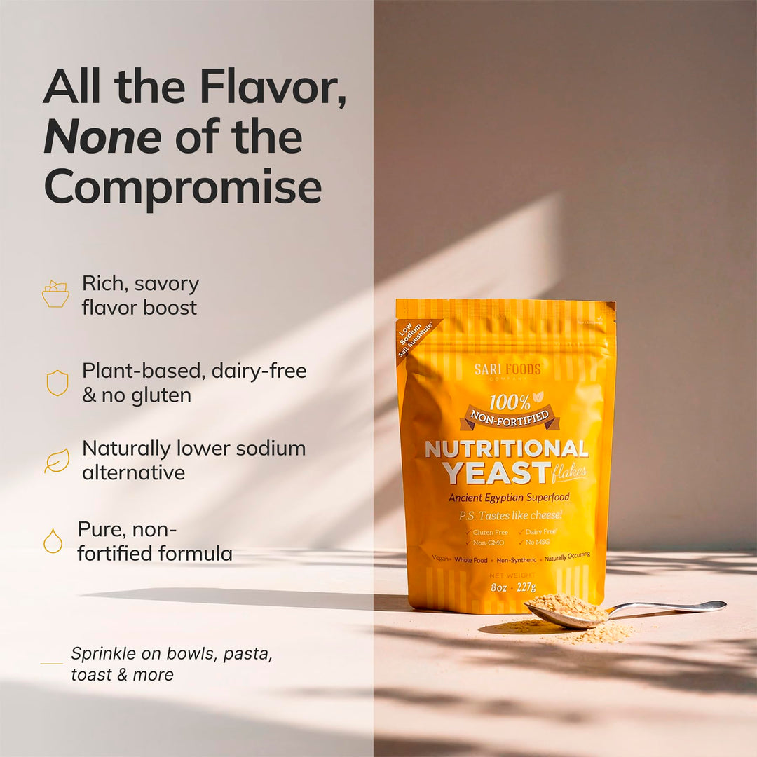 Sari Foods Co Nutritional Yeast Flakes, 8 oz