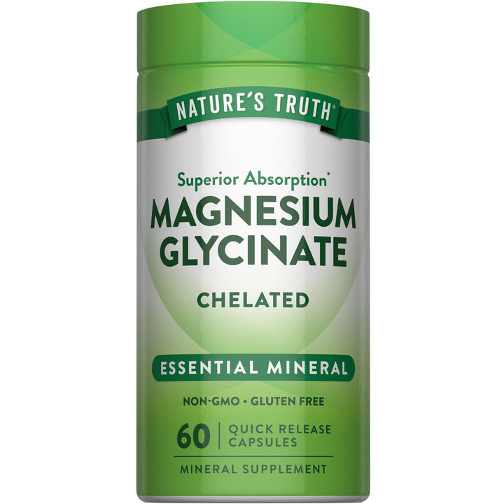 Nature's Truth Magnesium Glycinate Capsules, 665 mg, 60 Count