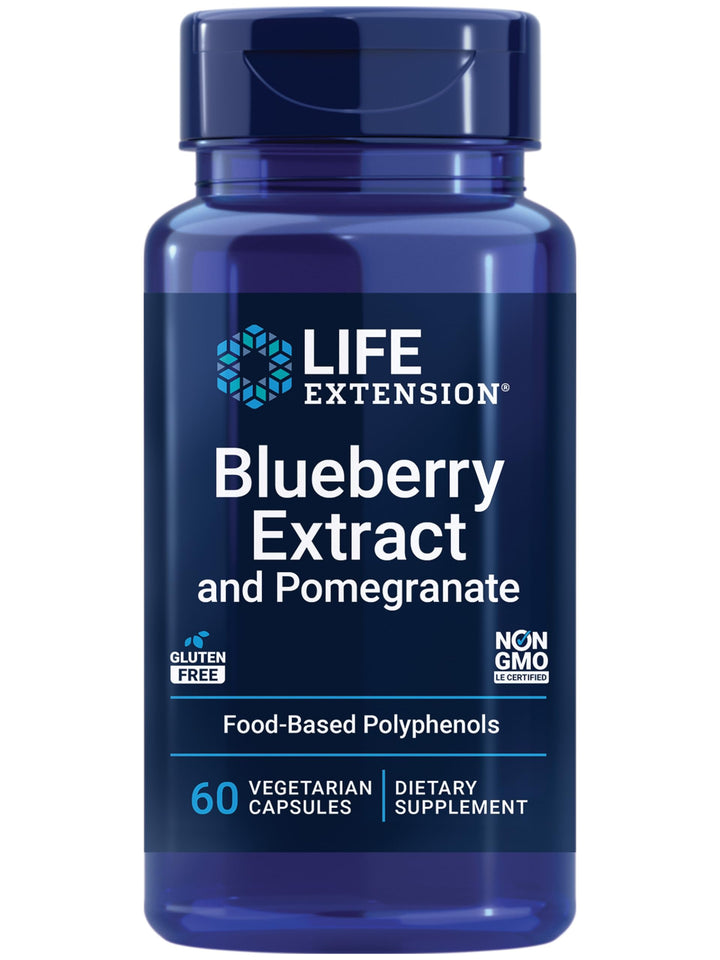 Life Extension Blueberry Extract With Pomegranate, 60 Count