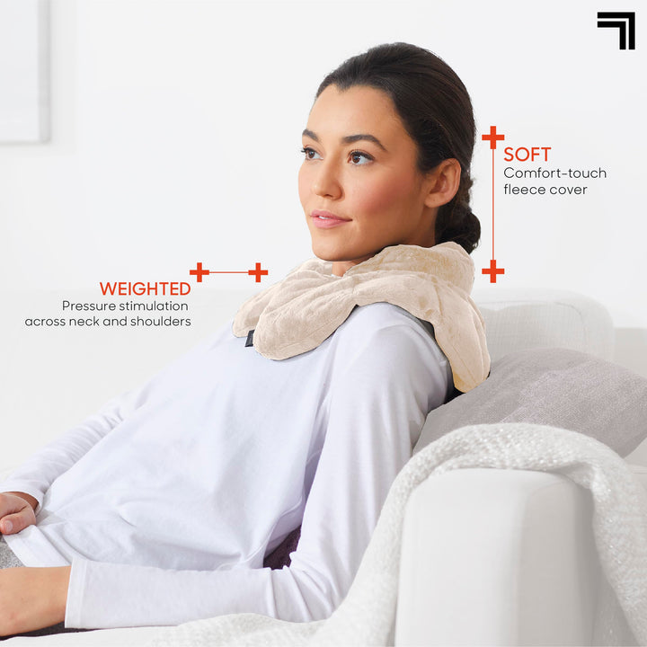 Sharper Image Heated Neck & Shoulder Wrap, Unscented