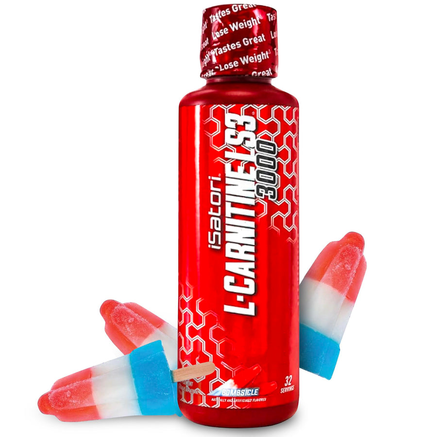 iSatori L-Carnitine LS3 3000 Liquid Supplement, Bombsicle, 32 Servings