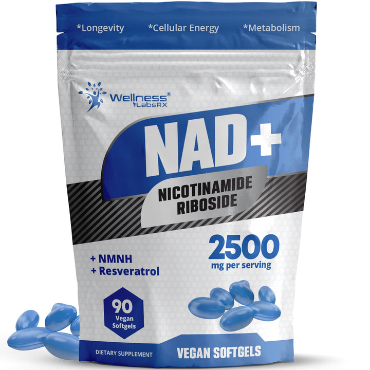 WELLNESS LABSRX NAD+ Supplement Softgels, 2500 mg