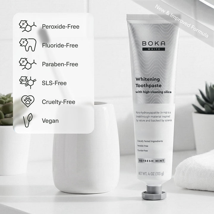 Boka Toothpaste, Fluoride Free, Nano Hydroxyapatite