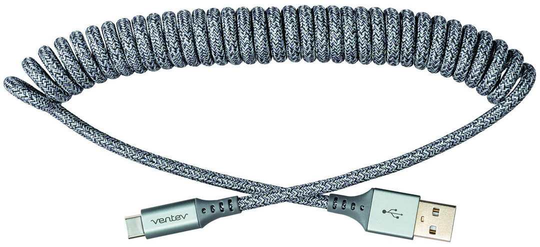 Ventev Chargesync Helix Cable, USB Type-C, 14 in