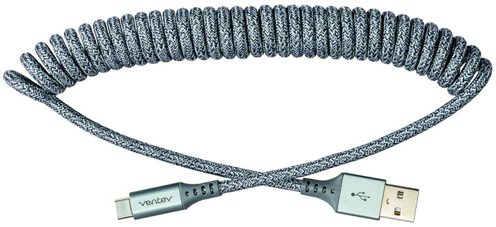 Ventev Chargesync Helix Cable, USB Type-C, 14 in