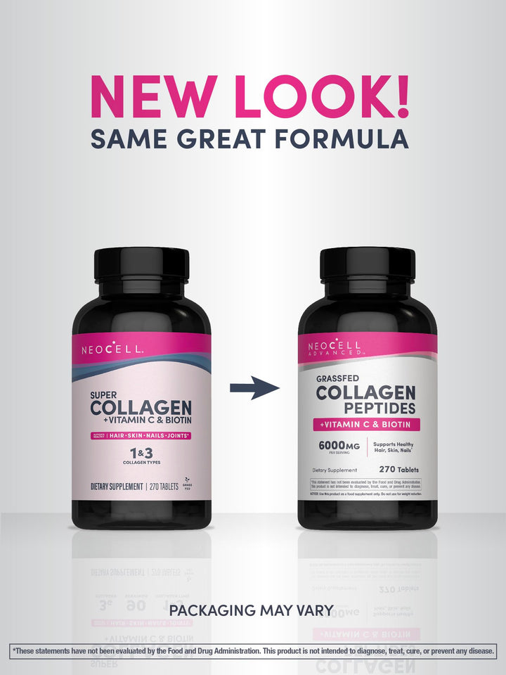 NeoCell Advanced Collagen Peptides, 6000 mg, 270 Count