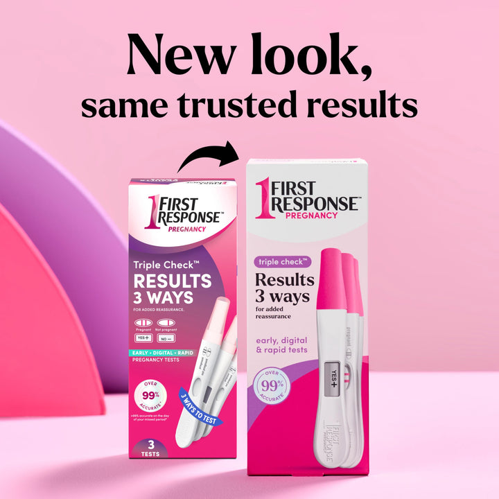 First Response Triple Check Pregnancy Test, 3 Count