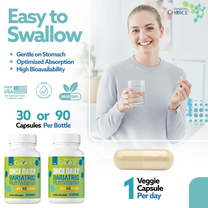 Bariatric Choice Multivitamin, Once Daily, 1 Month