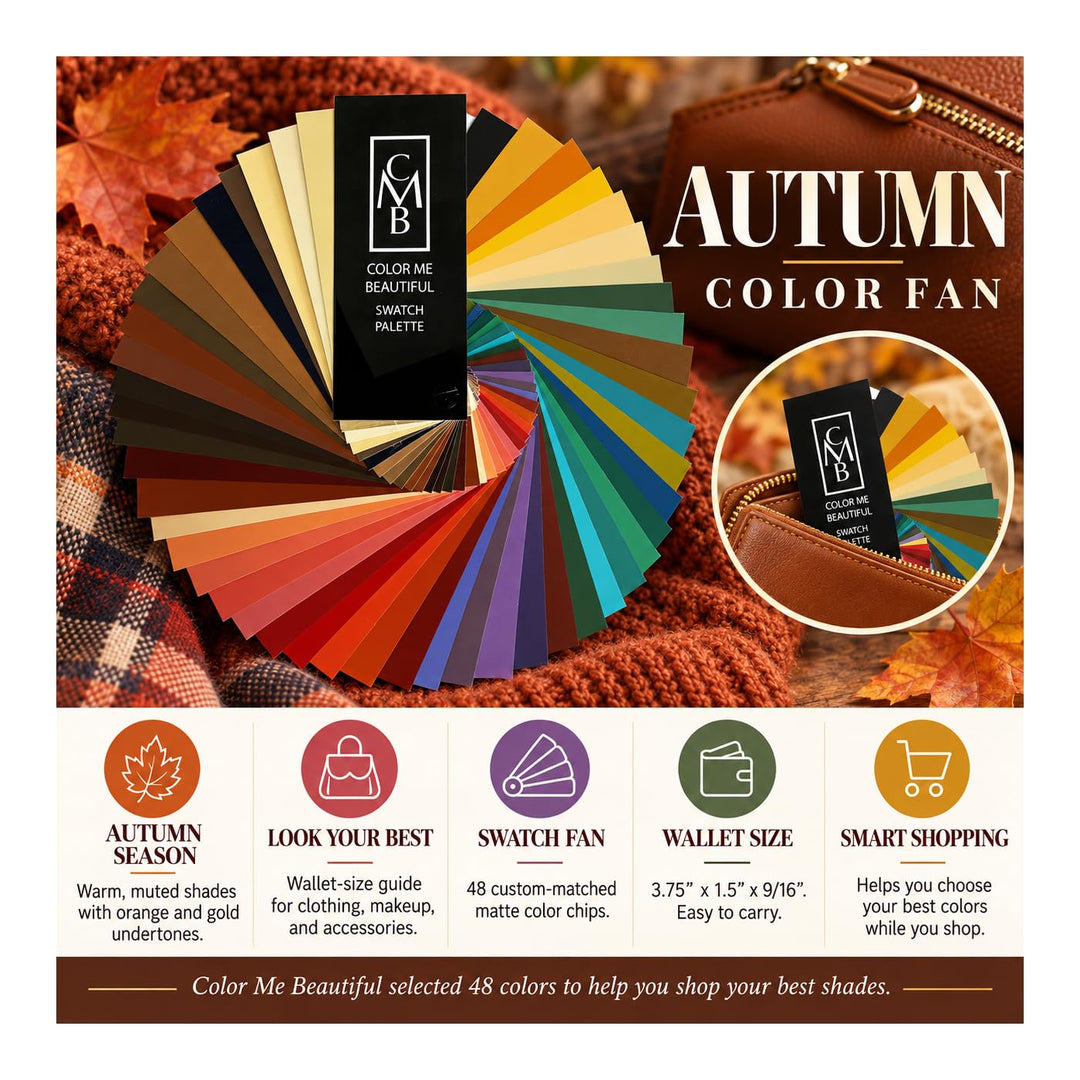 Color Me Beautiful Autumn Swatch Fan