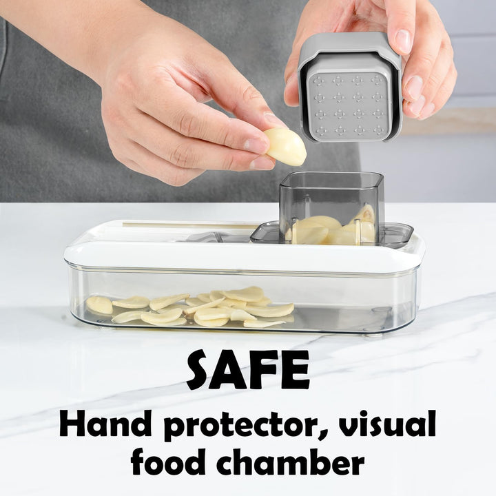 Badelite Mini Garlic Slicer, Multi-Functional Mandoline