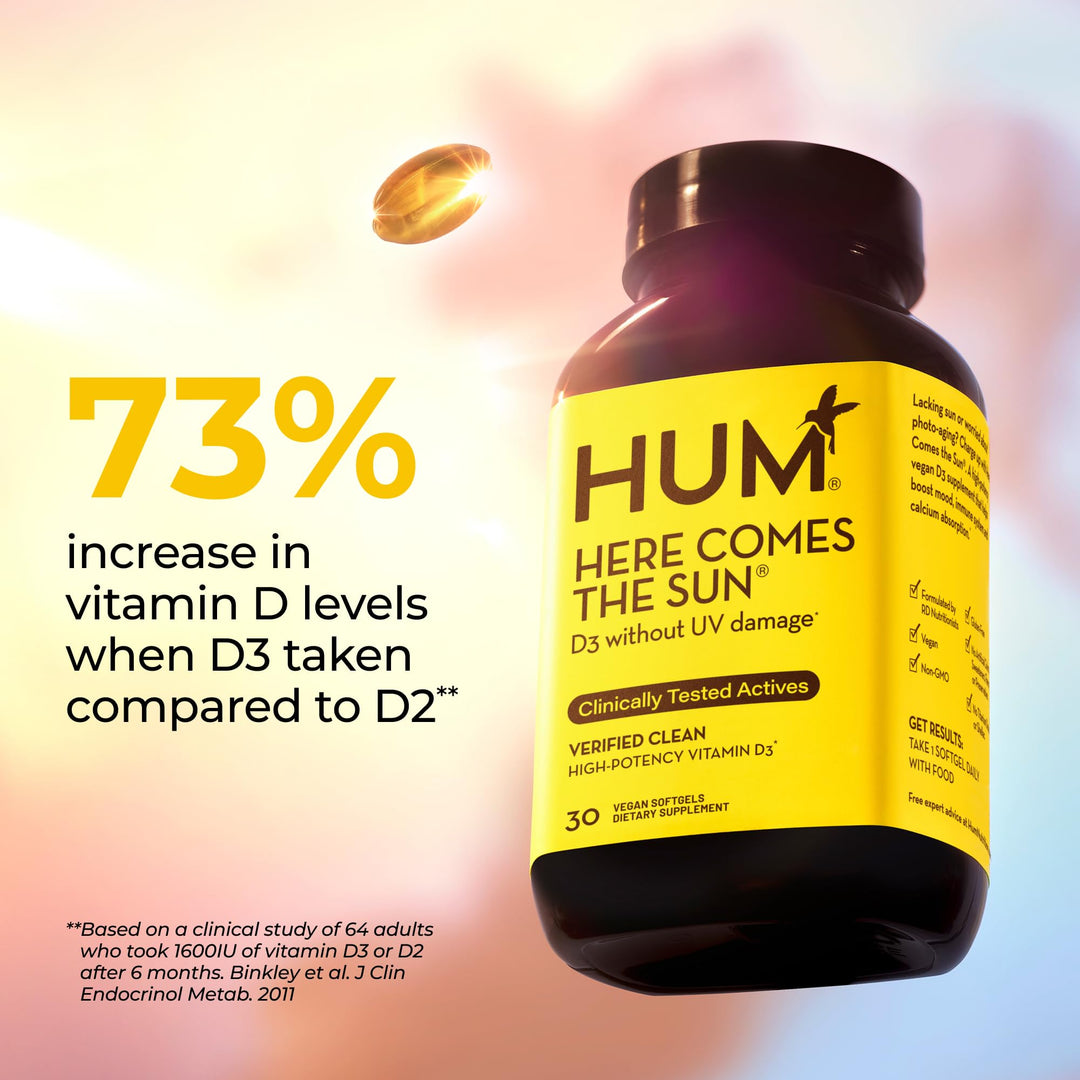 HUM Here Comes The Sun Immune Support Supplement, 30 Count