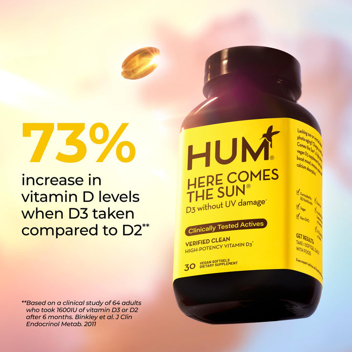HUM Here Comes The Sun Immune Support Supplement, 30 Count