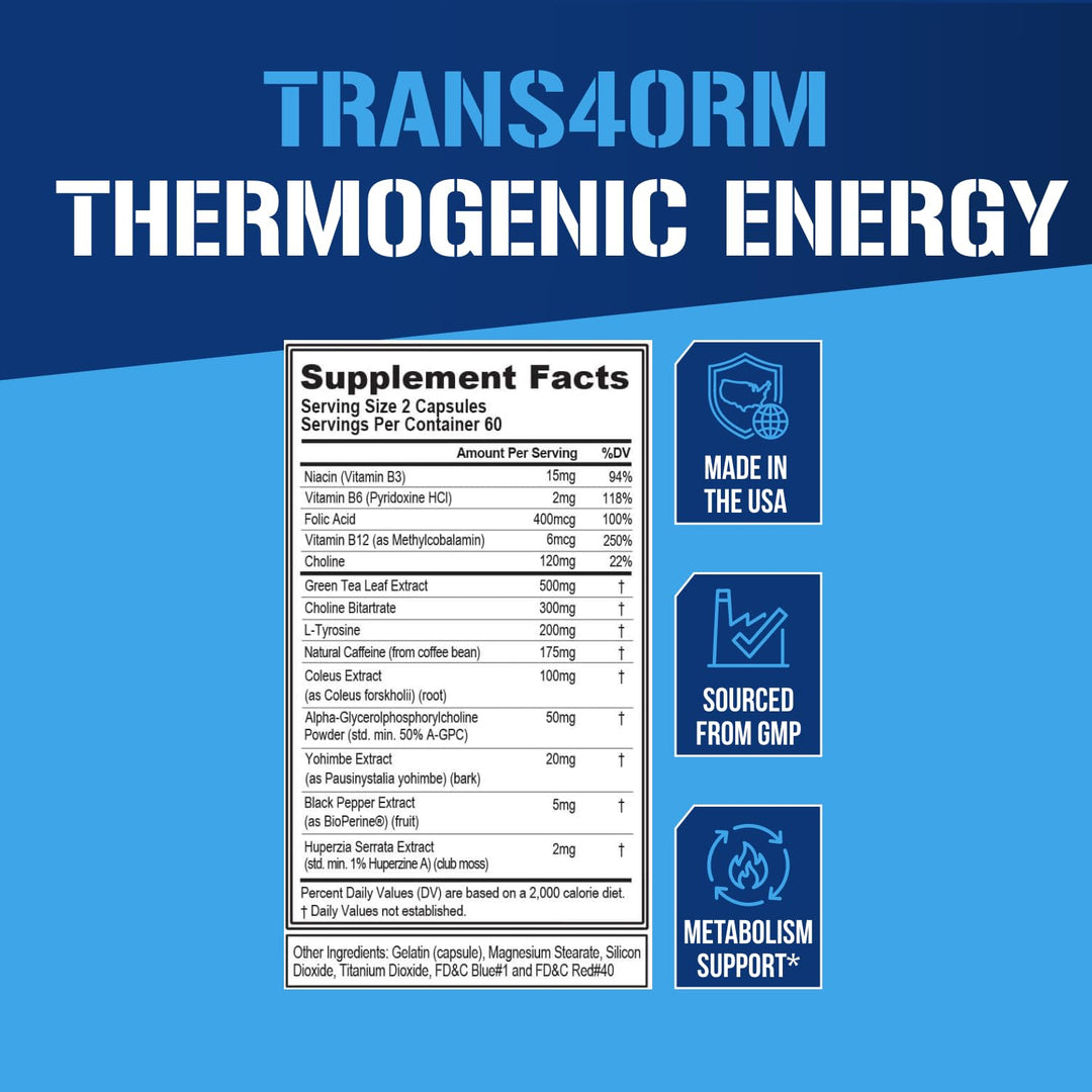 Evlution Nutrition Trans4orm, 120 Count