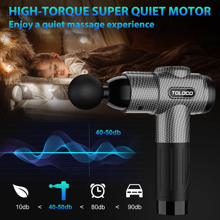 TOLOCO Massage Gun, Carbon