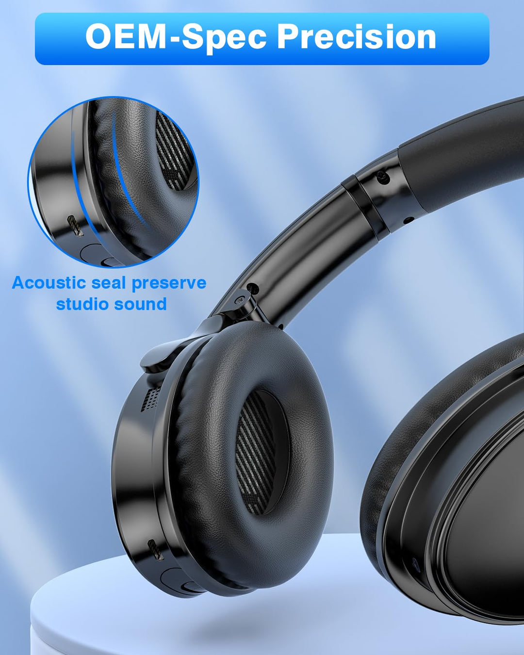 Link Dream Ear Pads for Bose Quiet Comfort 35, Black