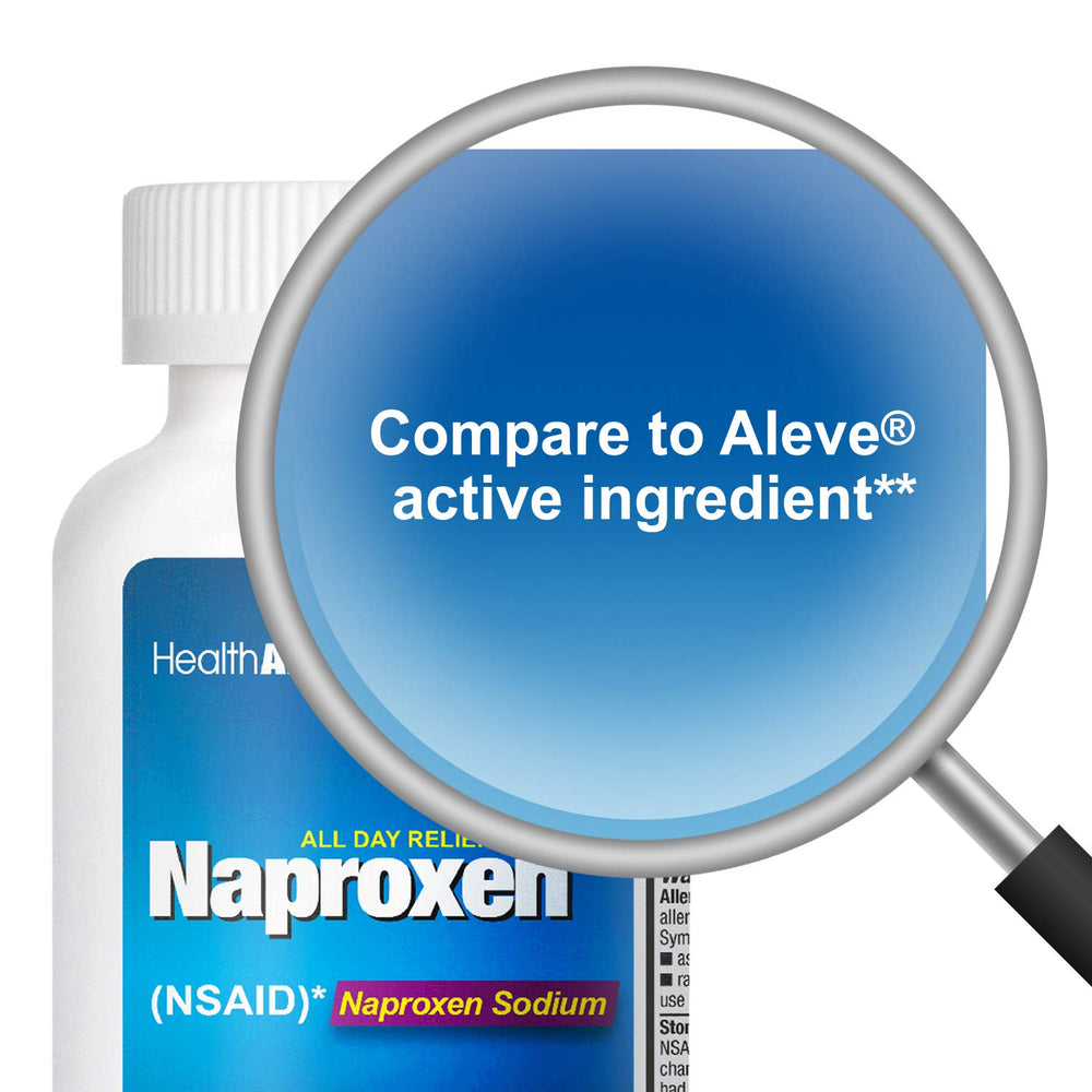 HealthA2Z Naproxen Sodium Tablets, 220 mg, 300 Count