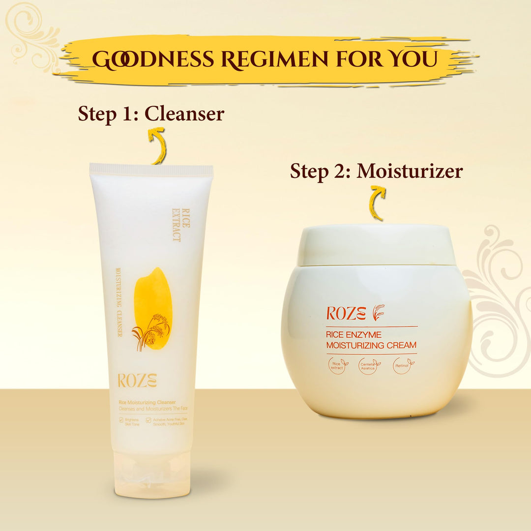 ROZE Rice Enzyme Moisturizing Cream, 50 ml