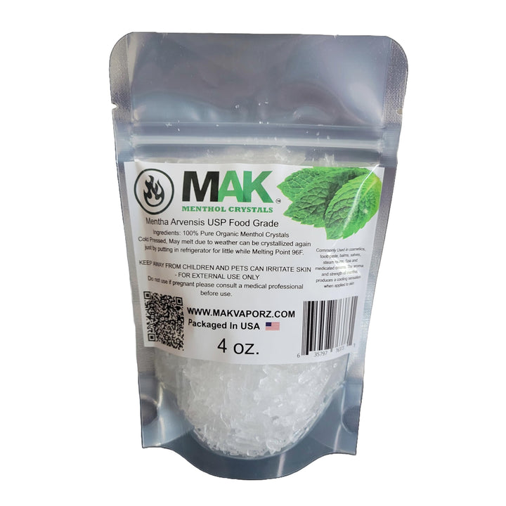 Mak Menthol Crystals, 4 oz