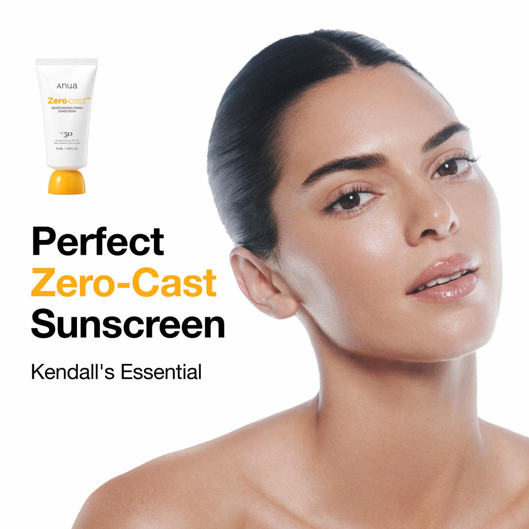 ANUA Zero-Cast Moisturizing Sunscreen SPF 50, 1.69 fl oz