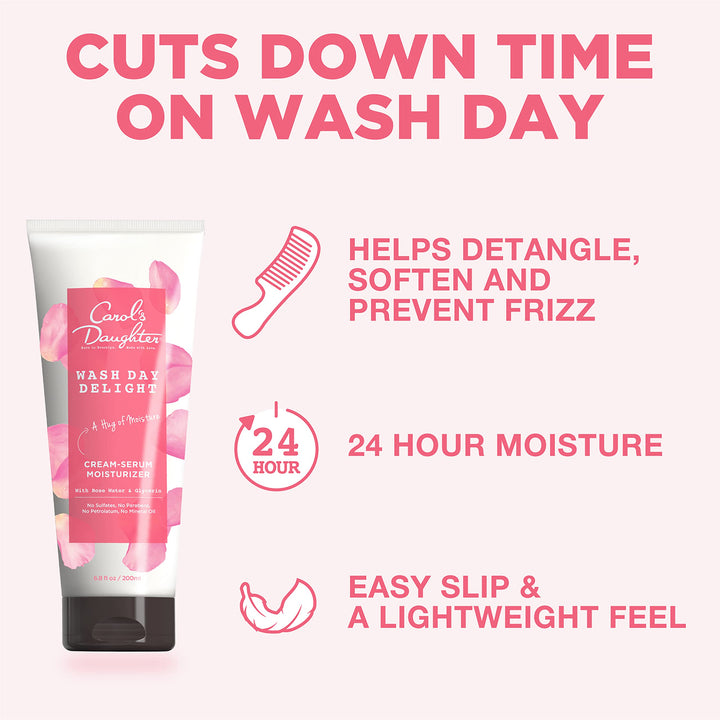 Carol's Daughter Wash Day Delight Cream Serum Moisturizer, 6.8 fl oz