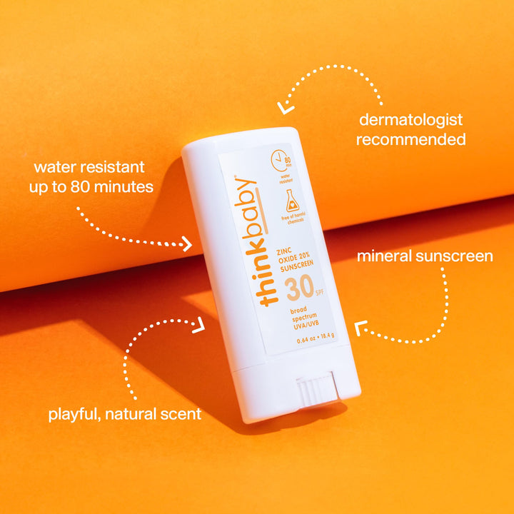 THINK Baby Sunscreen Stick, SPF 30, 0.64 oz