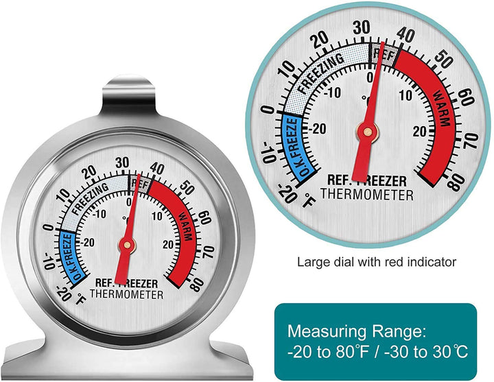 Linkhood Refrigerator Thermometer, Pack of 3