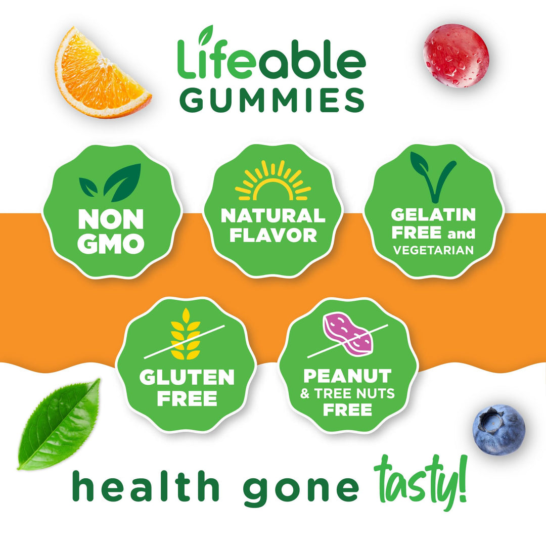 Lifeable Magnesium Citrate Gummies, 900 mg, 90 Count