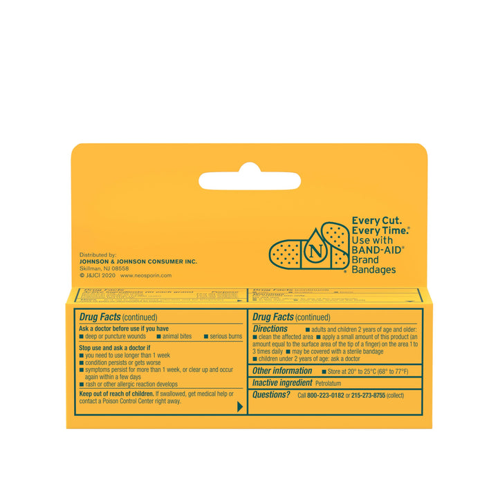 Neosporin Dual Action Burn Relief & First-Aid Antibiotic Ointment, 0.5 oz