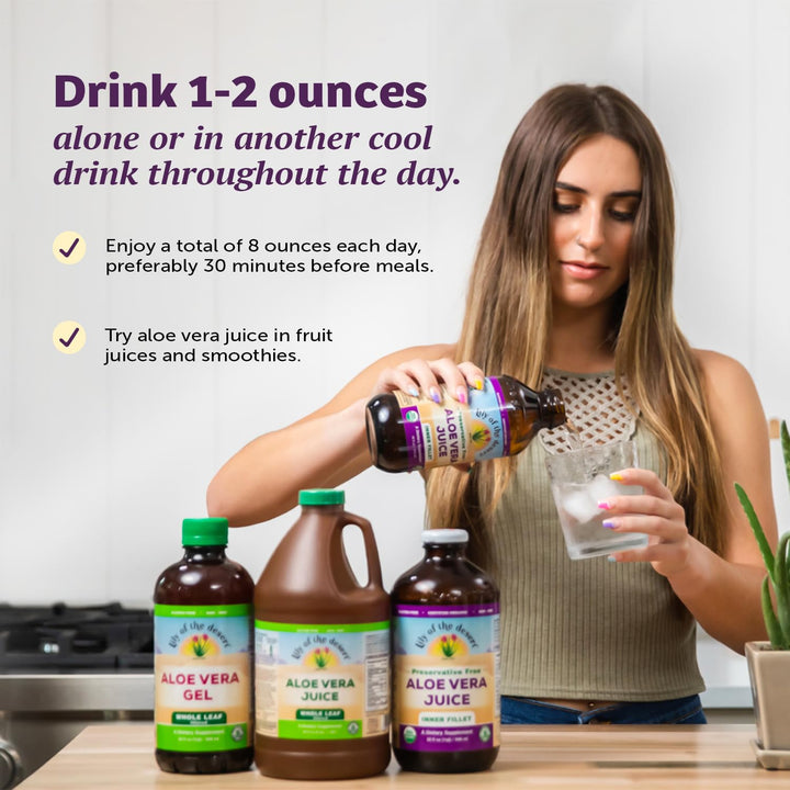 Lily Of The Desert Aloe Vera Juice, Inner Fillet, 32 fl oz
