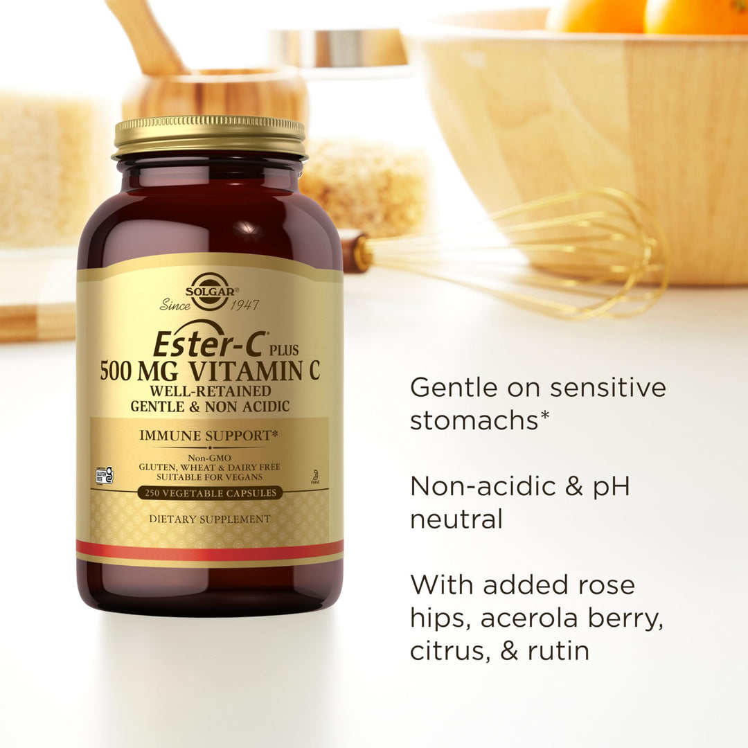 Solgar Ester-C Plus Vitamin C 500 mg, 250 Count