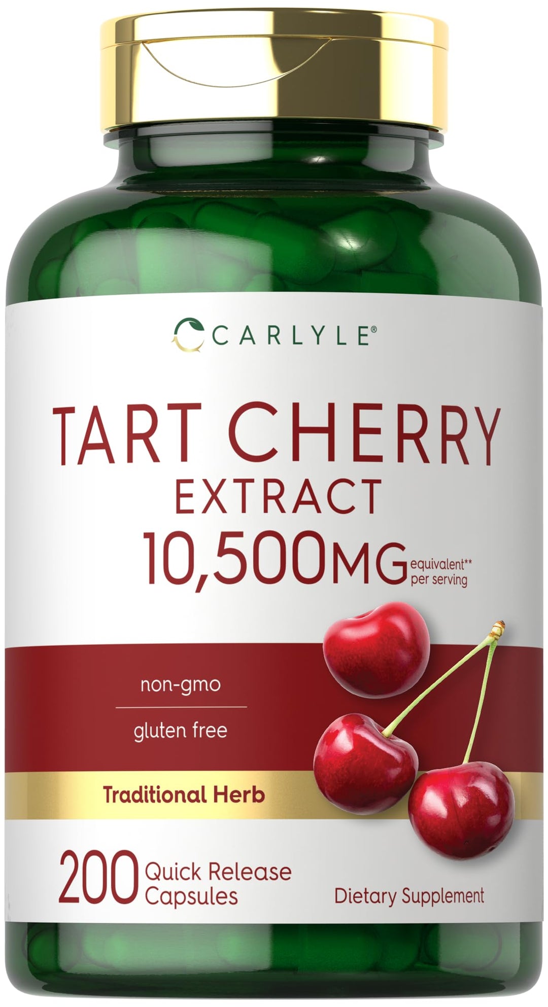Carlyle Tart Cherry Capsules, 10,500 mg, 200 Count