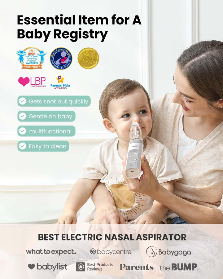 GROWNSY Electric Nasal Aspirator, 3 Count