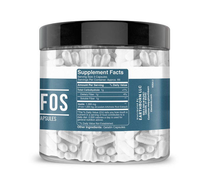 Earthborn Elements Inulin FOS, 200 Count