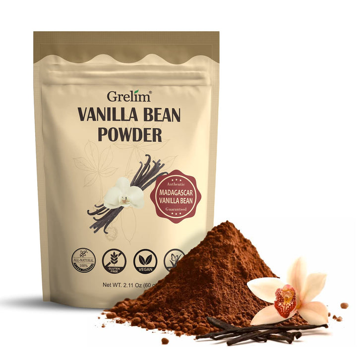 Grelim Vanilla Bean Powder, 2.11 oz (60 g)