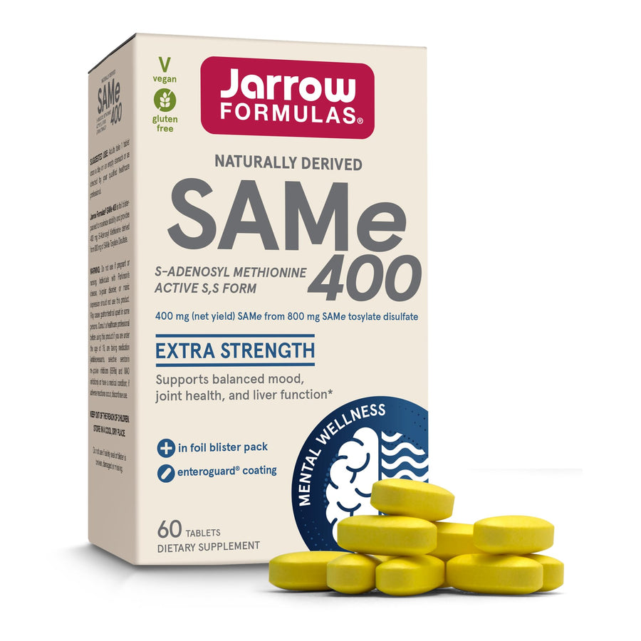 Jarrow Formulas Same Supplement, Extra Strength, 400 mg, 60 Count