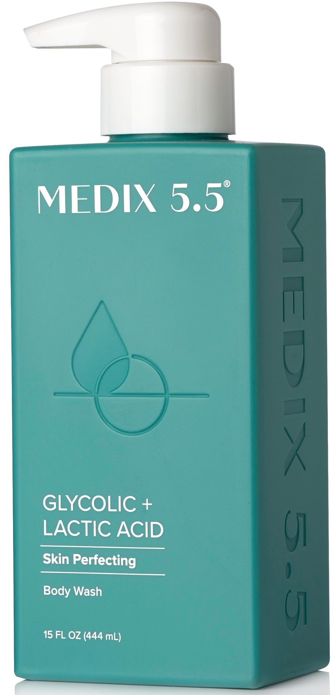 Medix 5.5 Glycolic Acid + Lactic Acid Exfoliating Body Wash Gel, 15 fl oz