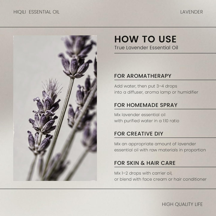 HIQILI Lavender Essential Oil
