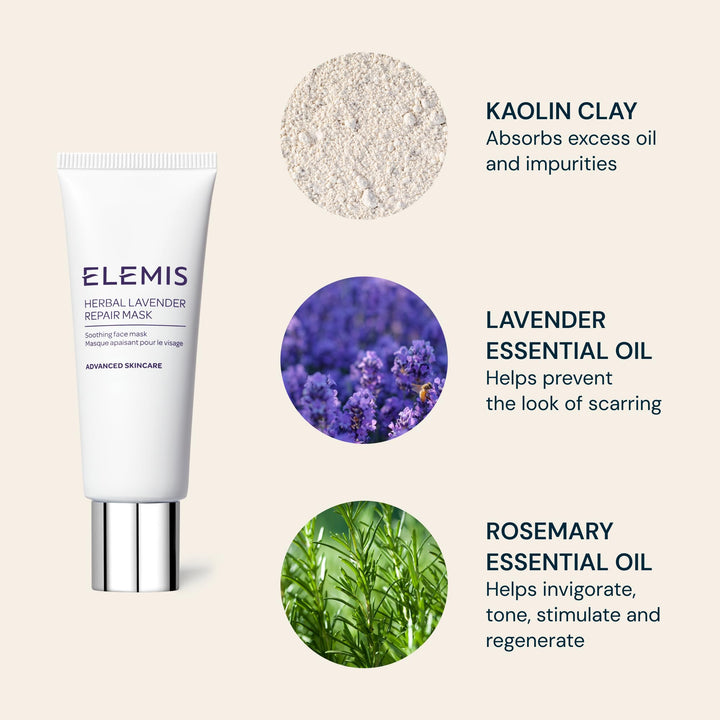 ELEMIS Herbal Lavender Repair Mask, 75 ml