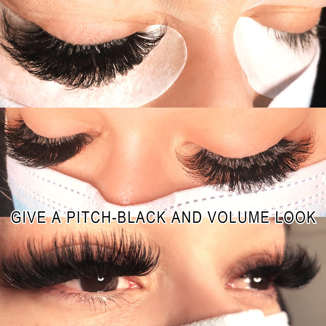 B&Qaugen DD-0.07-14 Self-Fanning Eyelashes, DD Curl, 14 mm