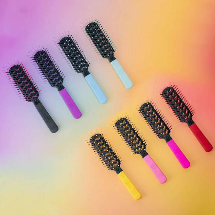 Cricket Static Free Fast Flo Color Vent Hair Brush, The Alibi Pink